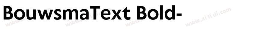 BouwsmaText Bold字体转换